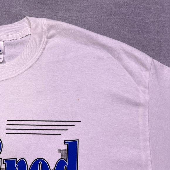 Hanes Heavyweight 50/50 Mens Large Retired Having Fun Is My Job Graphic‎ T Shirt - Picture 8 of 12